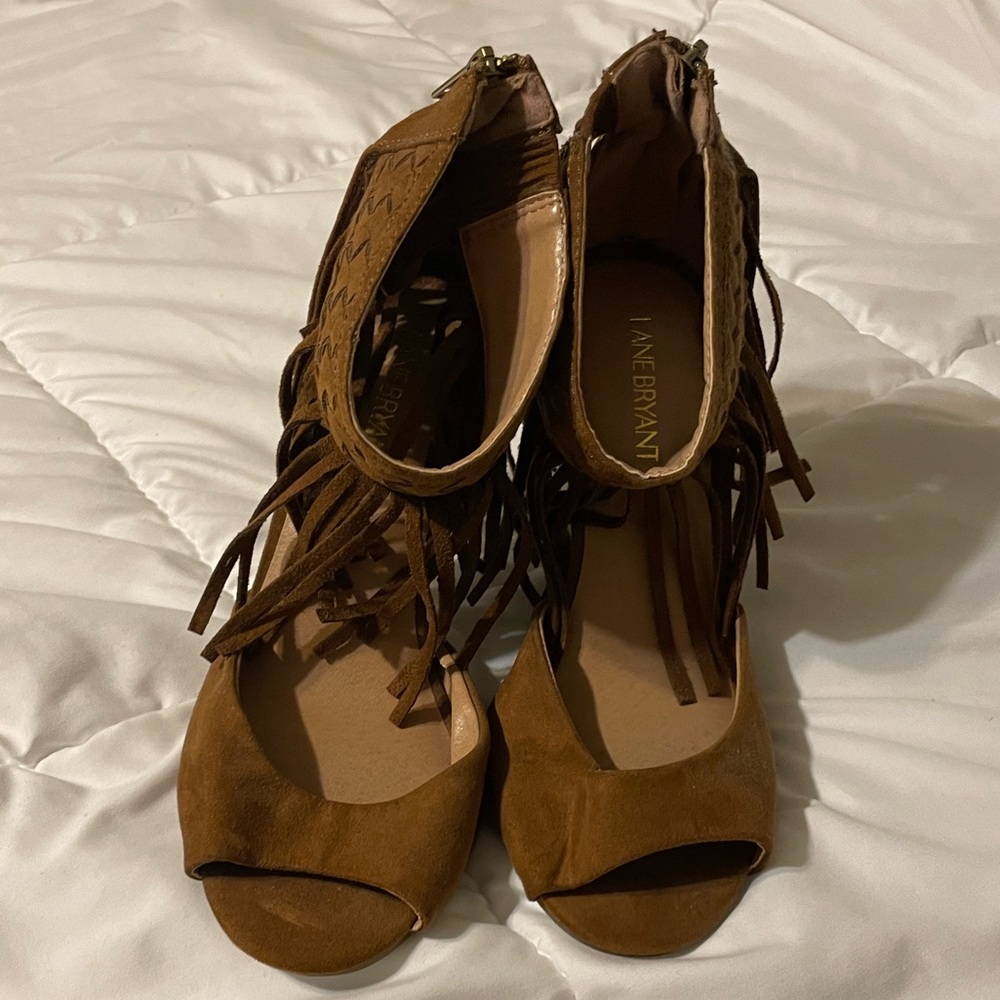Lane Bryant Brown High Heels